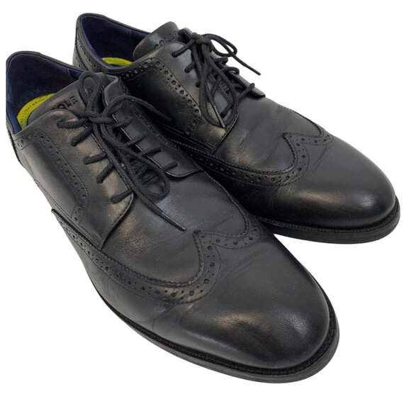 Men's Cole Haan Size 13 Modern Grand Wingtip Oxford Shoes Comfort EUC 6895 - Picture 4 of 15